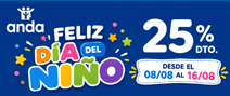 Descuento Descuento del 25% con tarjetas ANDA