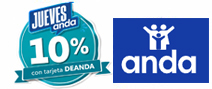 Descuento Descuento del 10% con tarjetas de debito ANDA