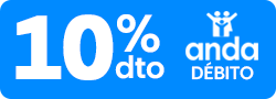 Descuento Descuento del 10% con tarjetas de debito ANDA